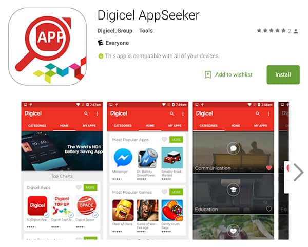 Digicel introduces AppSeeker