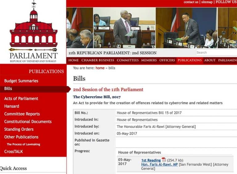 Cybercrime Bill read in Parliament