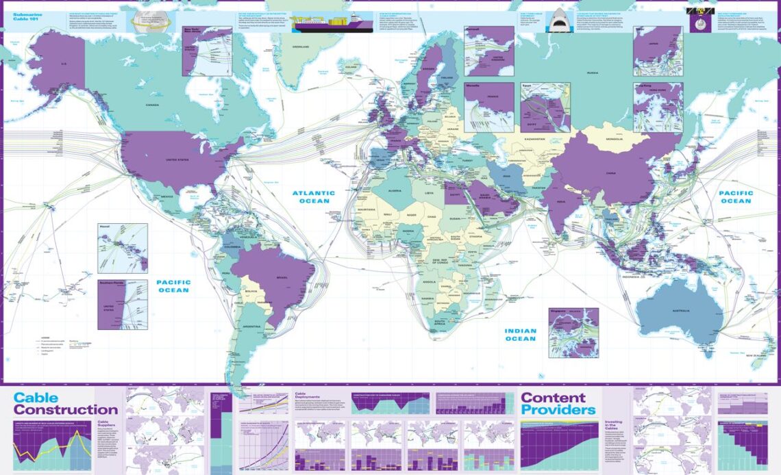 TeleGeography announces updated submarine cable map Tech News TT