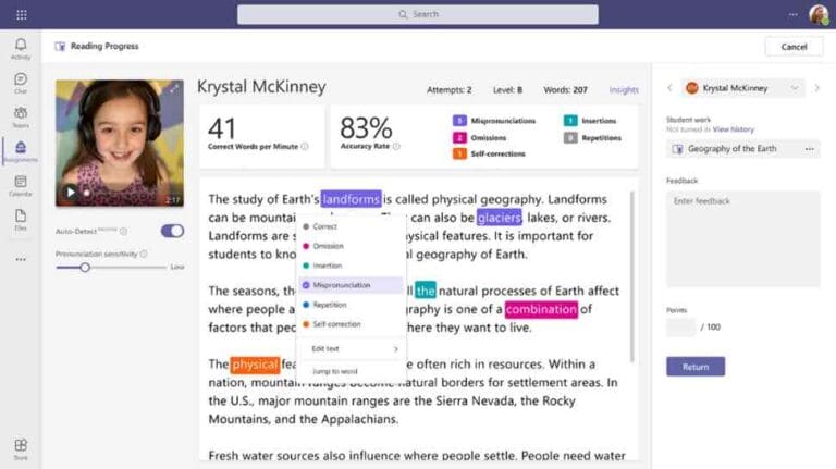 New digital tools for reading improvement from Microsoft