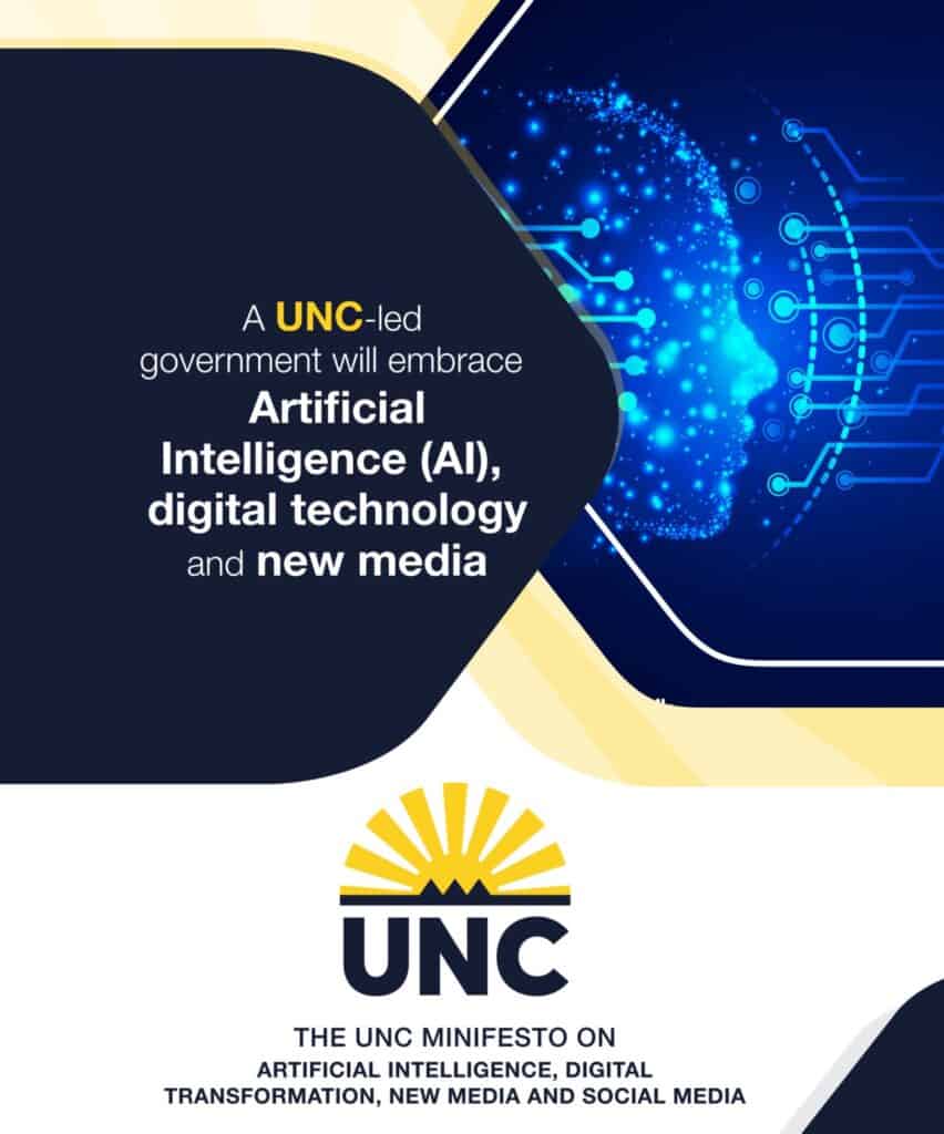 The UNC's technology "minifesto"is likely to inform its new ministry