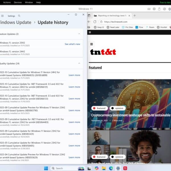 Windows on a Mac, 2025